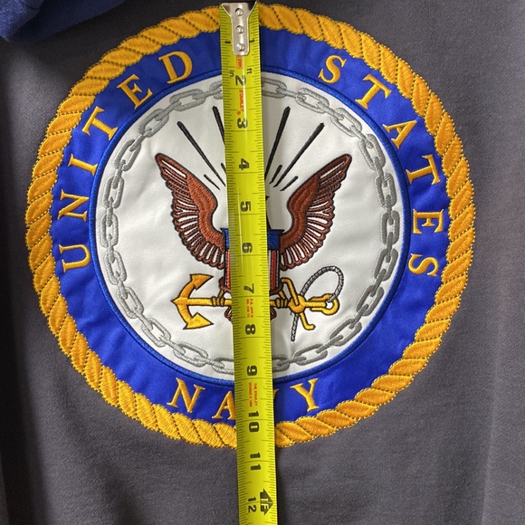 US HONOR Americas Navy Hoodie, Large. NWT - Picture 5 of 14